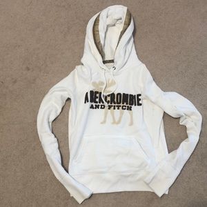 Cream hoodie.  Like new